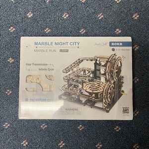 ROKR Marble Night City 3D Wooden Puzzle Games Marble Run Infinite Cycle LGA01